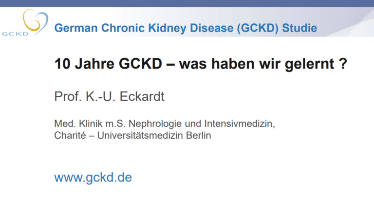 10 years GCKD – What have we learned?